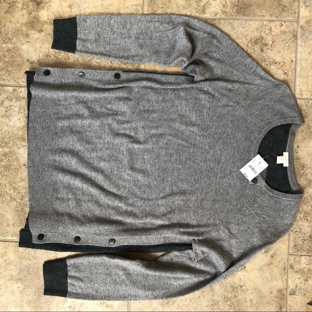 NEW J.Crew gray top